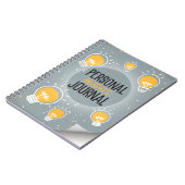 Personal Insights Journal Lightbulb Notebook ノートブック (左側)