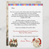 Personal Letter From Santa Claus Lights Elves (正面/裏面)