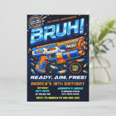 Personal modern Nerf Birthday Battle 招待状 (スタンド正面)