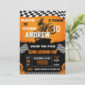 Personal Motocross Dirt Bike for boy Birthday 招待状 (スタンド正面)