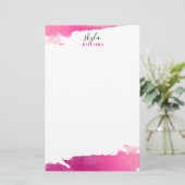 PERSONAL NOTEモダン LUXEフェイク Pink 便箋 (スタンド正面)