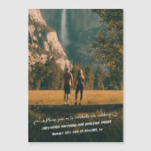 Personal Note写真-Perfect日付マグネットを保存 マグネット招待状 (正面)