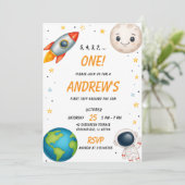 Personal Outer Space First Birthday 招待状 (スタンド正面)