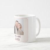 Personal Photo and Editable Text Valentine Mug コーヒーマグカップ (正面右)