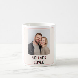 Personal Photo and Editable Text Valentine Mug コーヒーマグカップ