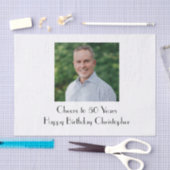 Personal Photo Birthday Party Him 薄葉紙 (クラフト)