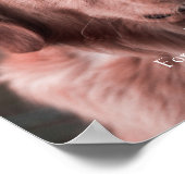 Personal Photo Pet Memorial Keepsake ポスター (角)