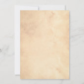 Personal Pirate Birthday Party Invitation Card 招待状 (裏面)