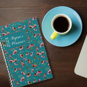 Personal Planner Pollinators Teal Blue プランナー手帳