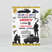 Personal Police Special Forces Birthday party 招待状 (スタンド正面)