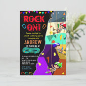 Personal Rock登山とフォト誕生日 招待状 (スタンド正面)