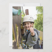 Personal Rock登山とフォト誕生日 招待状 (裏面)