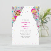 Personal Rock Climbing Birthday Party Invitation 招待状 (スタンド正面)