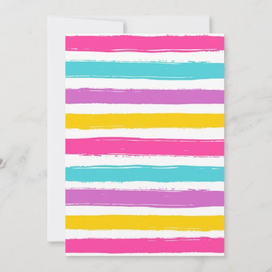 Personal Rock Climbing Birthday Party Invitation 招待状 (裏面)