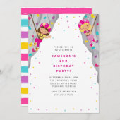 Personal Rock Climbing Birthday Party Invitation 招待状 (正面/裏面)