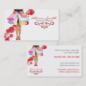 Personal Shopper business card 名刺 (正面/裏面)