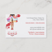 Personal Shopper business card 名刺 (裏面)