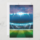 Personal Soccer Birthday Printable Invitation 招待状 (裏面)