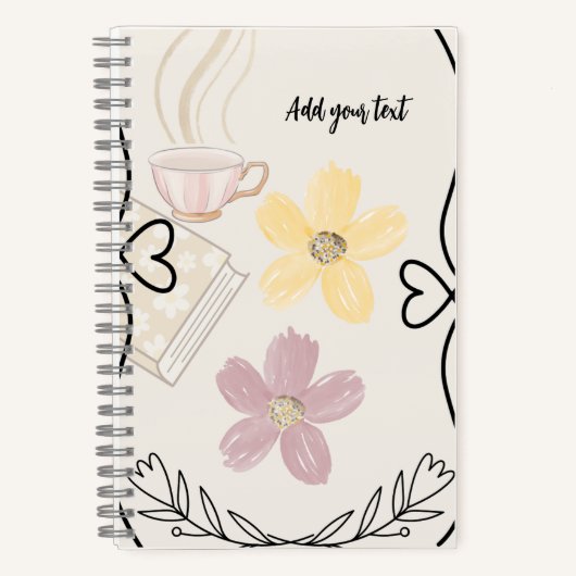 Personal Spiral Love Notebook – 愛と思い出  ノートブック (正面)