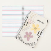 Personal Spiral Love Notebook – Notes & Dreams  ノートブック (内側)