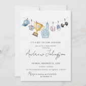 Personal Sports Baby Shower Bundle 招待状 (正面)