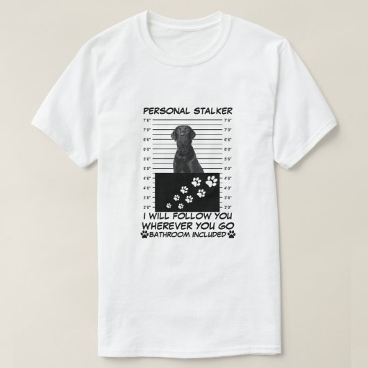 PERSONAL STALKER CUTE CUSTOMIZABLE PET DOG Tシャツ (デザイン正面)