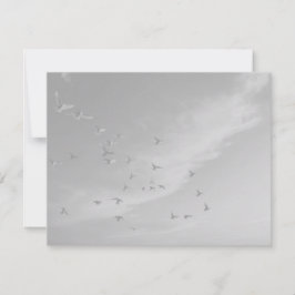 Personal Stationery: Rainbow Heart 招待状