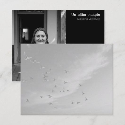 Personal Stationery: Rainbow Heart 招待状 (正面/裏面)