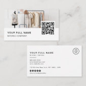 Personal Stylist QRコードロゴソーシャルメディア 名刺 (正面/裏面)