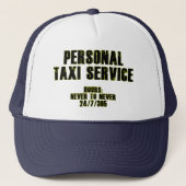 Personal Taxi Service キャップ (正面)