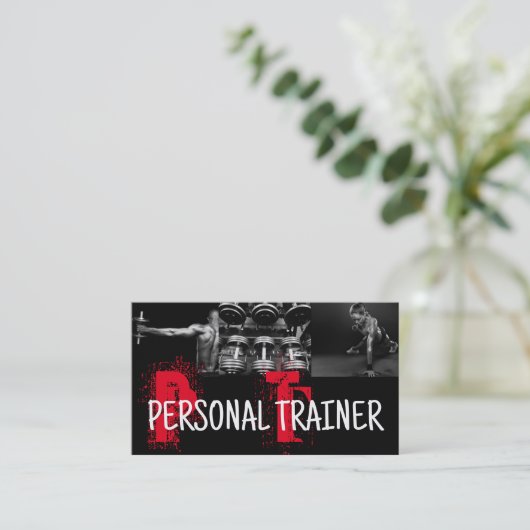  Personal Trainer  名刺 (スタンド正面)