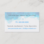 Personal Trainer 名刺 (裏面)