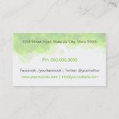 Personal Trainer 名刺 (裏面)