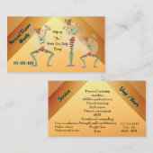 Personal Trainer 3.5" x 2.0" Business Card 名刺 (正面/裏面)