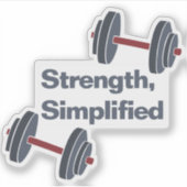 Personal Trainer Dumbbell Strength, Simplified シール (正面)