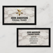 Personal Trainer fitness coach gym health modern 名刺 (正面/裏面)