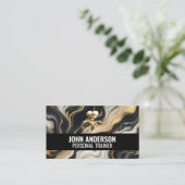 Personal Trainer fitness coach gym health modern 名刺 (スタンド正面)