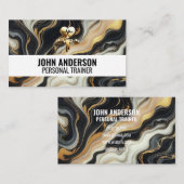 Personal Trainer fitness coach gym health modern 名刺 (正面/裏面)