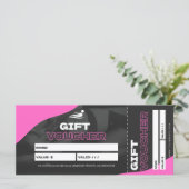 Personal Trainer Fitness Gift Voucher (スタンド正面)