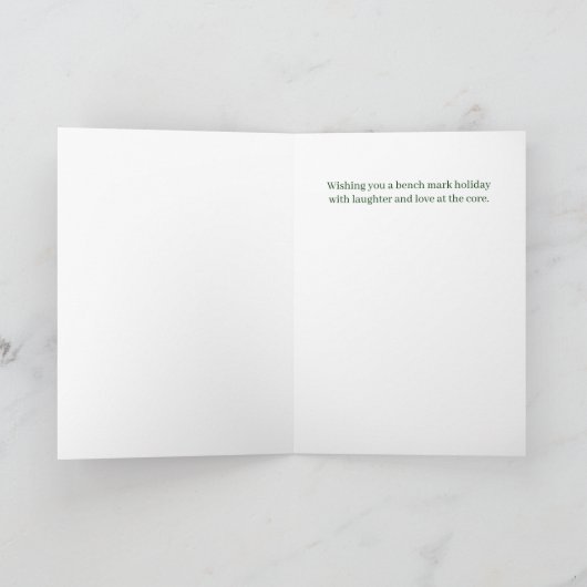 Personal Trainer Funny ABsolute Joy and Cheer シーズンカード (内部)