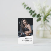 Personal Trainer Photo Vertical 名刺 (スタンド正面)