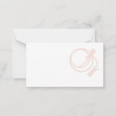 Personal Trainer Skipping Rope Landscape Thank You ノートカード (裏面)