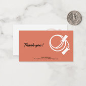 Personal Trainer Skipping Rope Landscape Thank You ノートカード (正面/裏面インサイチュ)