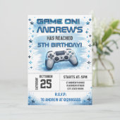 Personal Video Game Birthday Invitation 招待状 (スタンド正面)