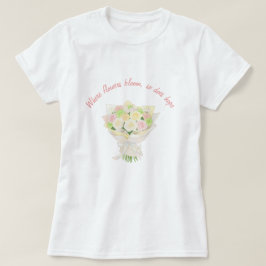 personal Wedding bouquet Bridal Shower Tシャツ