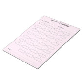 Personal Weight Trackerメモ帳 ノートパッド (アングル)