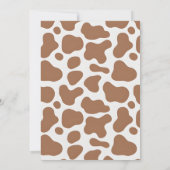 Personal Western Boy Baby Shower for boy 招待状 (裏面)