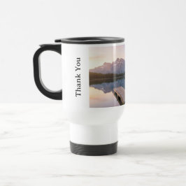 Personalise Alps Mountain Lake Nature Landscape トラベルマグ