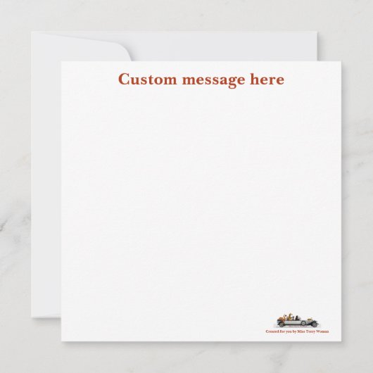 Personalise: Chester the chimp clown (裏面)