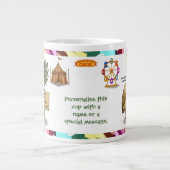 Personalise: Pierre pelican's brilliant beak ジャンボコーヒーマグカップ (正面)